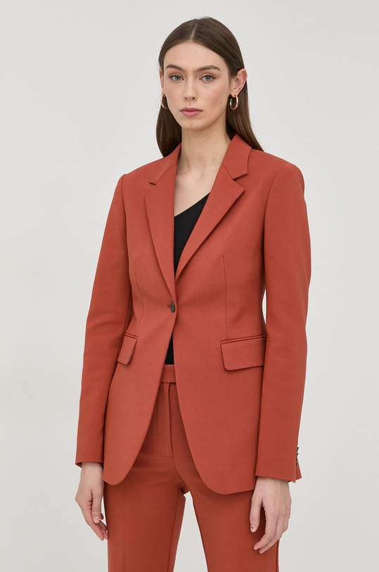 Tiger Of Sweden marynarka tkanina pomarańczowy S69302056