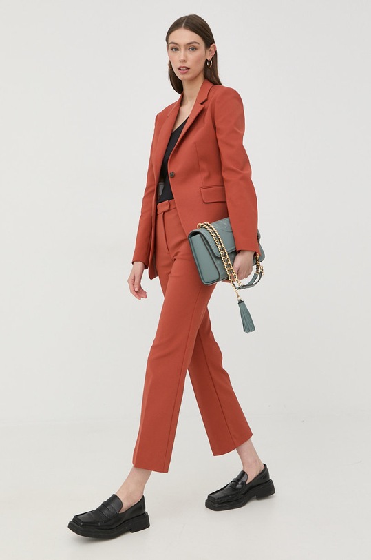 Tiger Of Sweden marynarka S69302056 pomarańczowy AW22