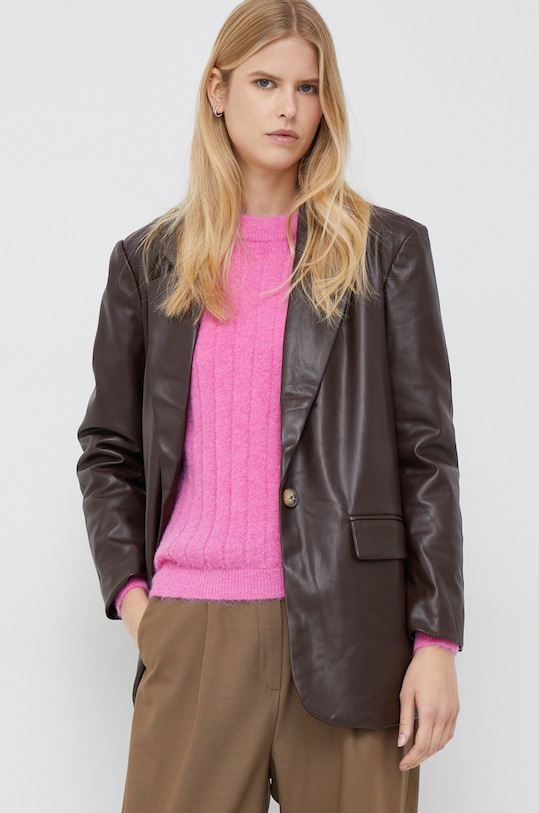 Σακάκι Vero Moda oversize καφέ 10274239.CoffeeBean