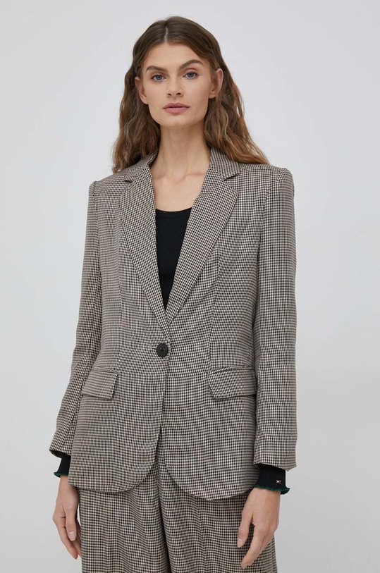 Vero Moda marynarka tkanina beżowy 10277416.Oatmeal