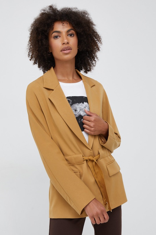 Пиджак Sisley с подкладкой зелёный 22ATLW00B.3U1