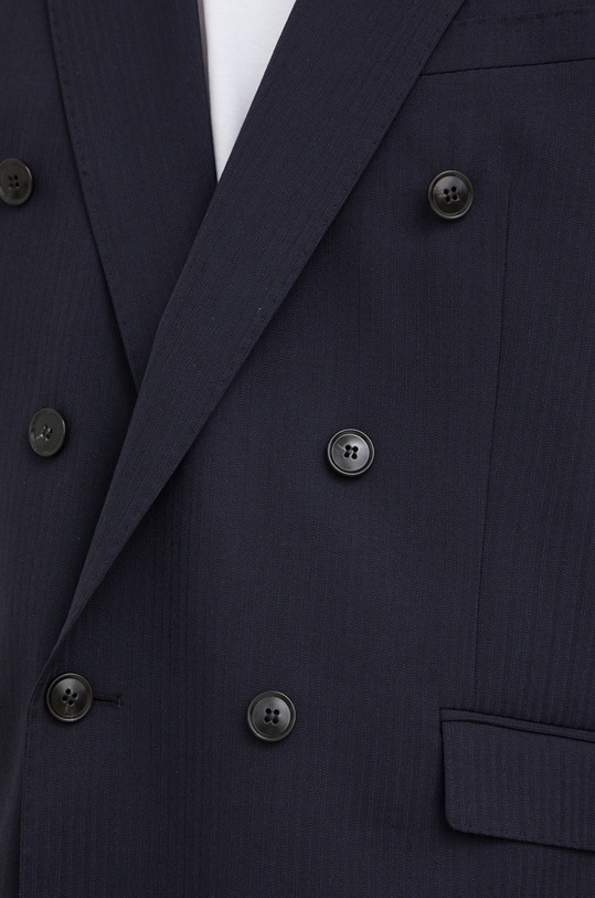 Tiger Of Sweden sacou din lana T70755004 bleumarin