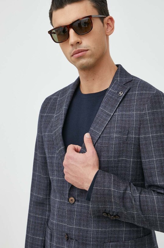 Vuneni sako Michael Kors mornarsko plava MK0BL01017