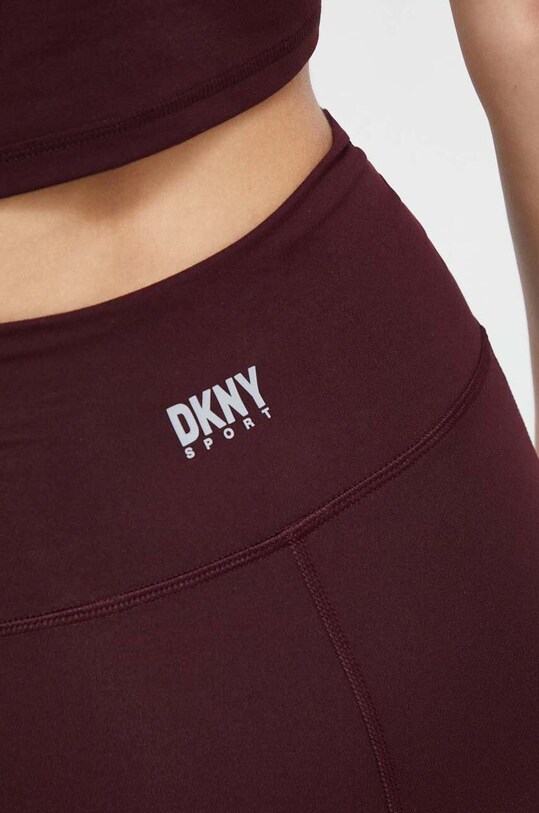 Dkny legginsy bordowy DP2P3052