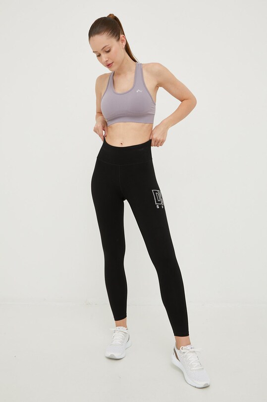 Dkny legginsy DP2P3028 czarny AW22