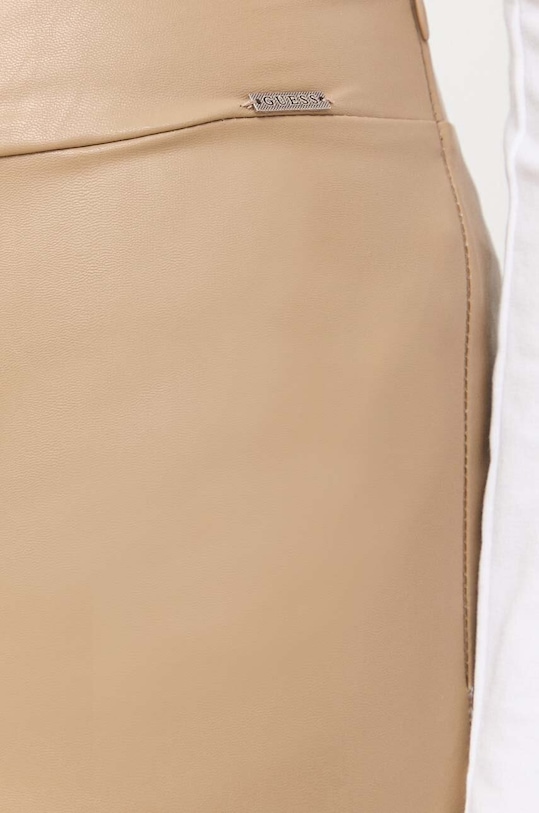 Guess spodnie NEW PRISCILLA brązowy W2YB16.WEPI0