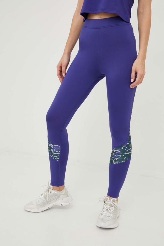 Reebok legginsy treningowe Modern Safari HH8056 fioletowy AW22