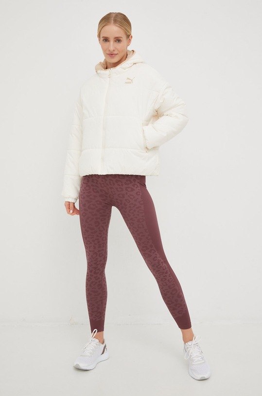 Puma legginsy treningowe 522308 różowy AW22