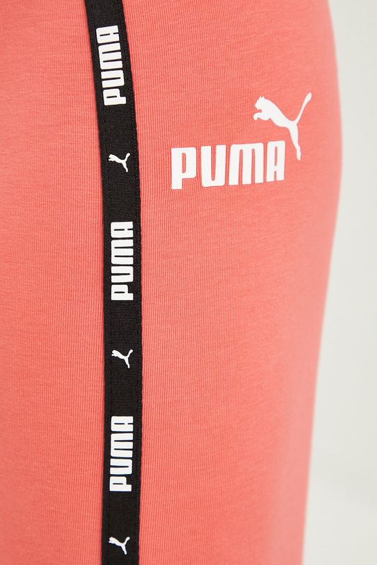 Puma legginsy Power Tape 849949 pomarańczowy