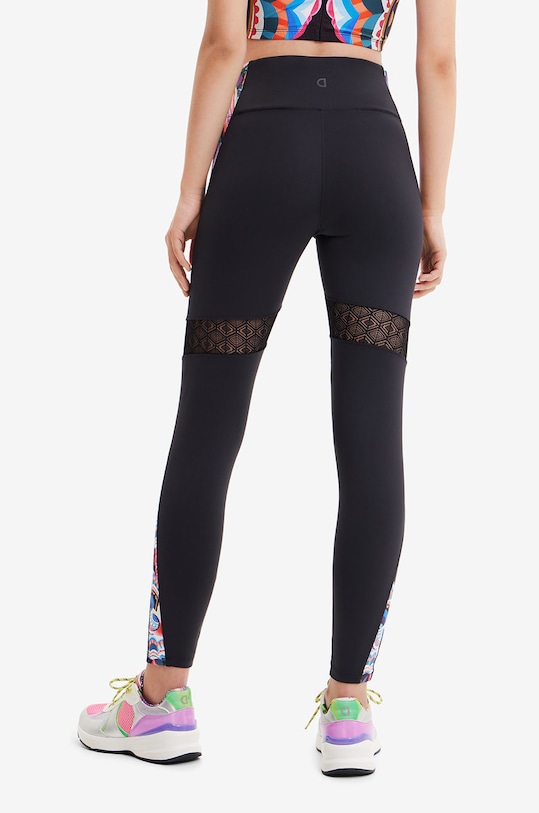 Desigual legginsy czarny 22WWKK13