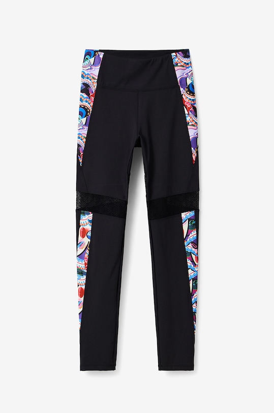Desigual legginsy 22WWKK13 czarny