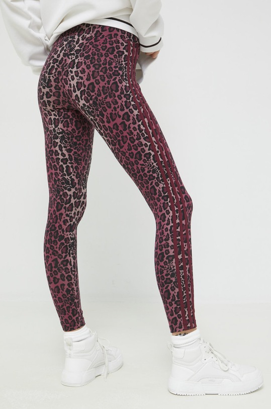 adidas Originals legging elasztánnal lila HK5189
