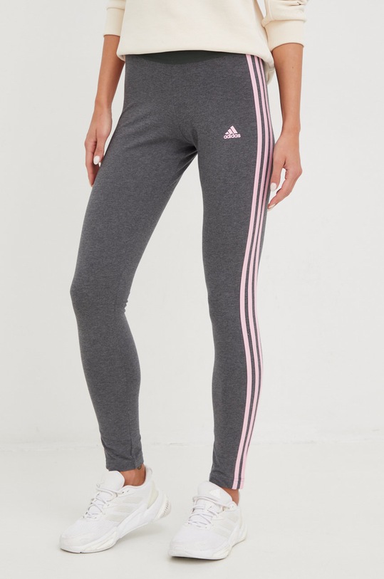 adidas legginsy dzianina szary HP0463