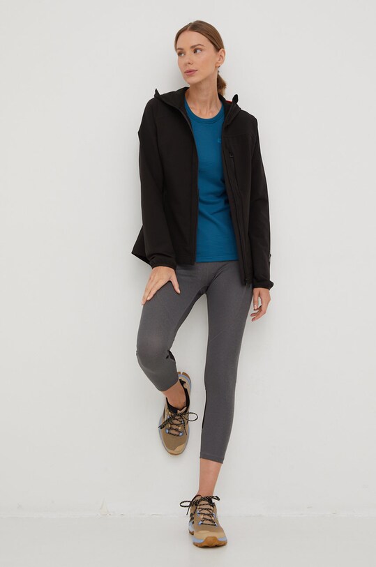 Helly Hansen legginsy sportowe 48541 szary AW22