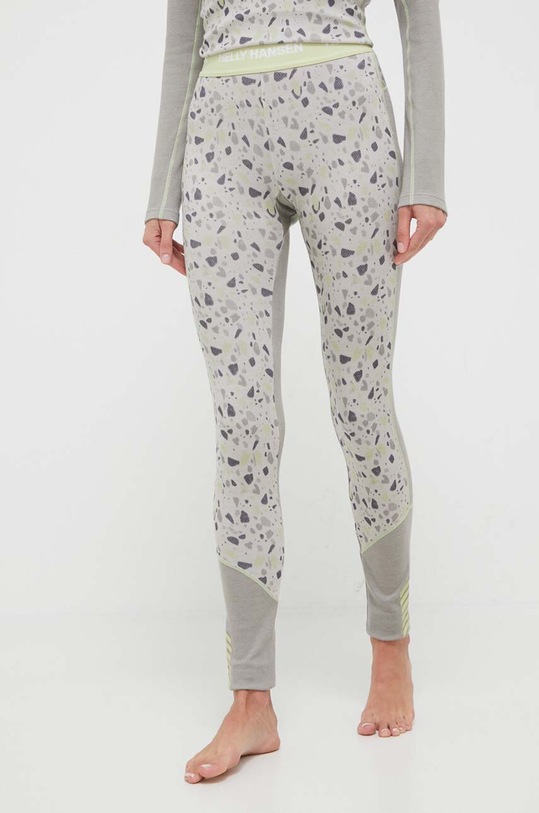 Helly Hansen jambiere funcționale Lifa Merino Midweight outdoor verde 49411