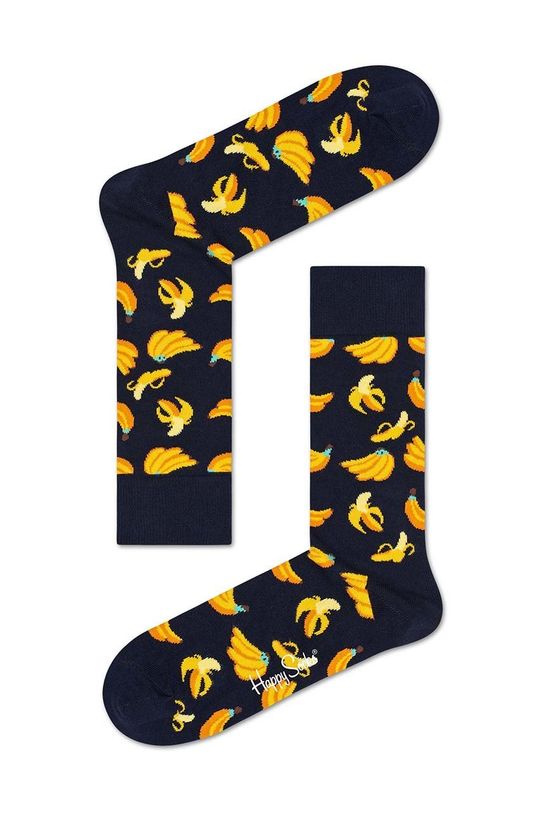 Čarape Happy Socks visoke čarape mornarsko plava BAN01.6550