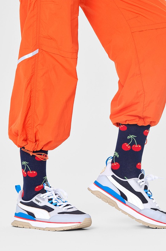 Happy Socks sosete sosete lungi bleumarin CHE01.6050