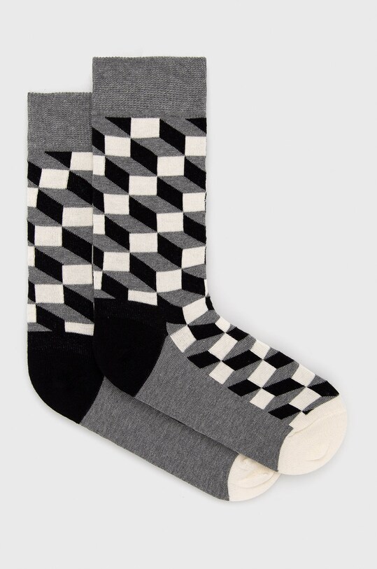 Happy Socks zokni hosszúszárú zokni fekete FIO01.9350