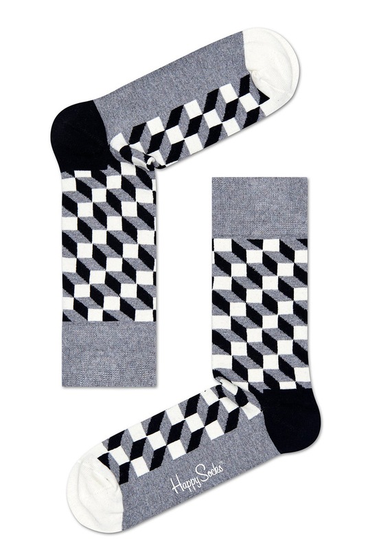 Happy Socks skarpetki 4-Pack czarny XCBW09.9150
