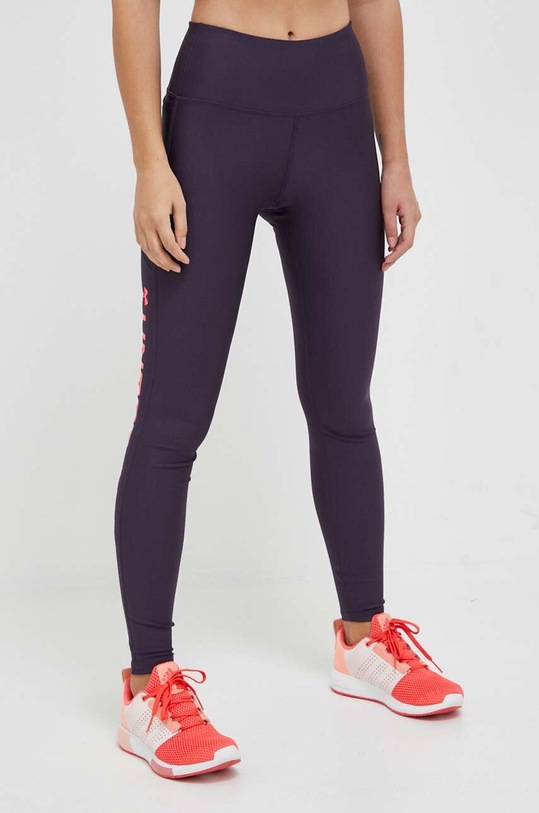 Odzież Under Armour legginsy treningowe Armour Branded 1376327 fioletowy
