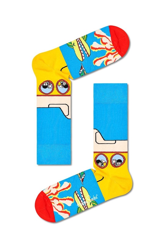 Happy Socks skarpetki The Beatles Yellow Submarine skarpetki długie multicolor BEA01.2204