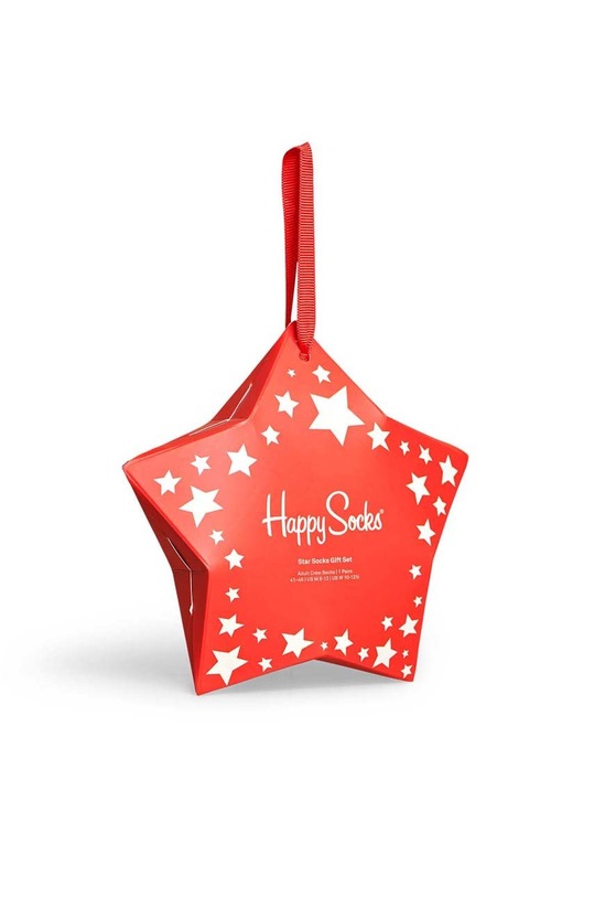 Happy Socks skarpetki Stars skarpetki długie czerwony XSTG01.4300