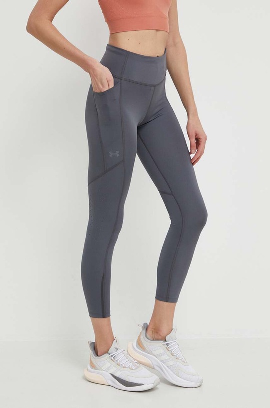 Běžecké legíny Under Armour Fly Fast 3.0 pletenina šedá 1369771