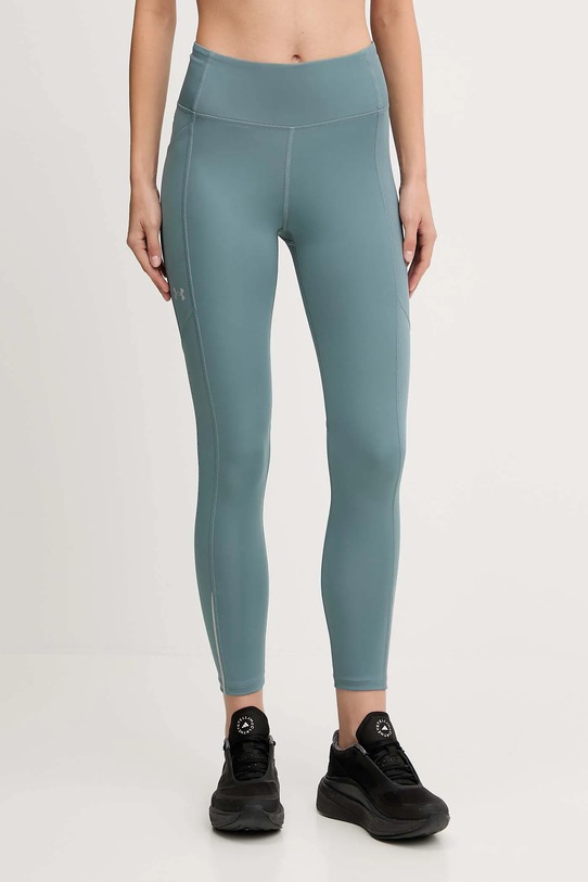 Under Armour legginsy do biegania Fly Fast 3.0 z elastanem zielony 1369771