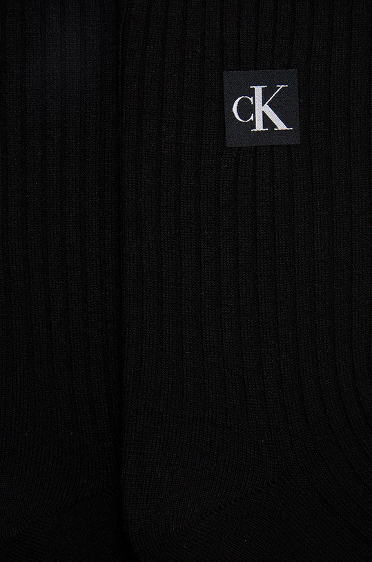 Calvin Klein gyapjú zokni 701219977 fekete AW22