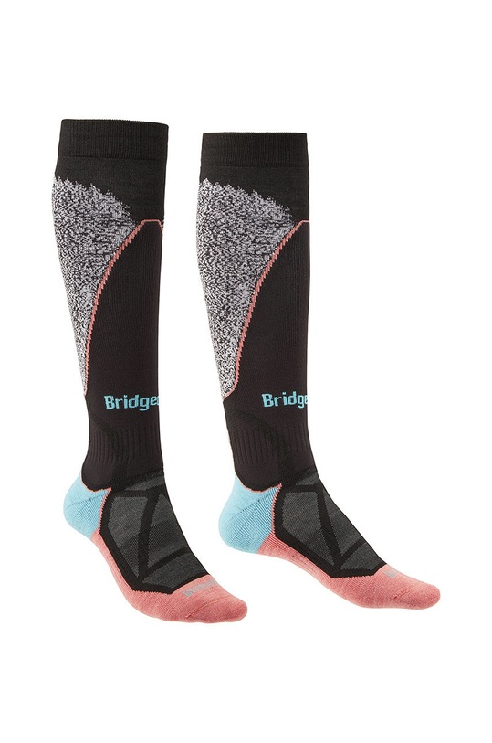 Lyžařské ponožky Bridgedale Midweight Merino Performance černá 710215