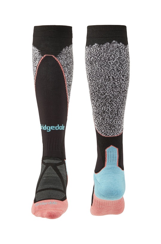 Lyžařské ponožky Bridgedale Midweight Merino Performance 710215 černá AW22