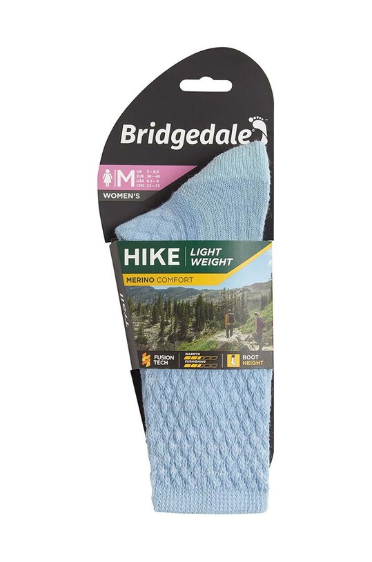 Bridgedale șosete Lightweight Merino Comfort 710619 albastru SS23
