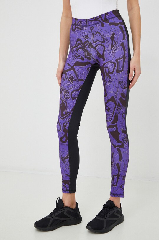 Legíny LaBellaMafia s elastanem fialová LB.25605