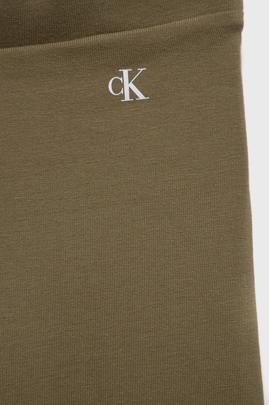 Dziewczynka Calvin Klein Jeans legginsy dziecięce IU0IU00290.9BYY IU0IU00290.9BYY zielony
