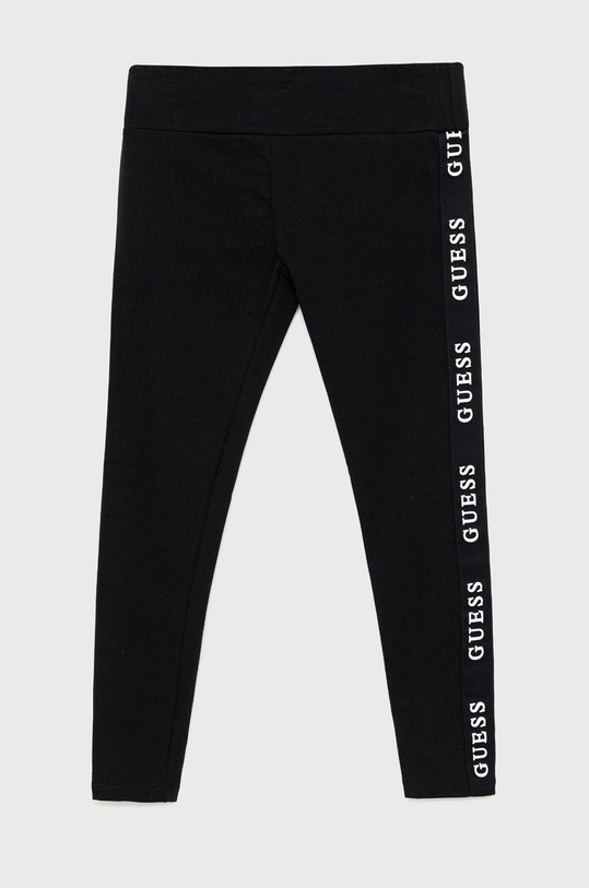 Guess legginsy dziecięce z elastanem czarny J2YB09.KABR0