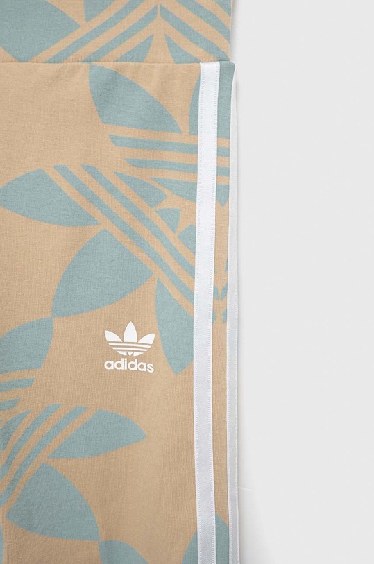Dziewczynka adidas Originals legginsy dziecięce HL6935 beżowy