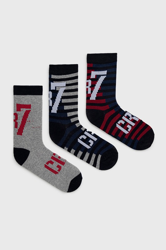 CR7 Cristiano Ronaldo skarpetki dziecięce 3-pack skarpetki długie multicolor 8470.80.518