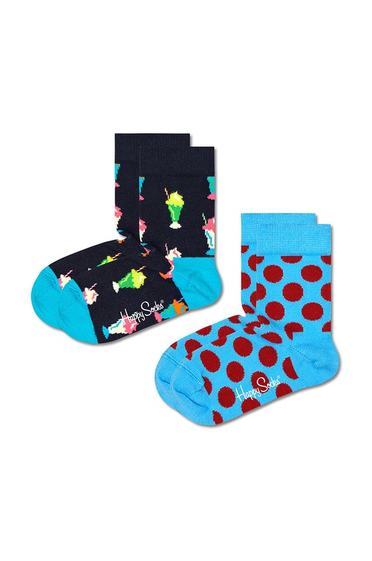 Happy Socks skarpetki dziecięce 2-Pack skarpetki długie multicolor KMLK02.6500