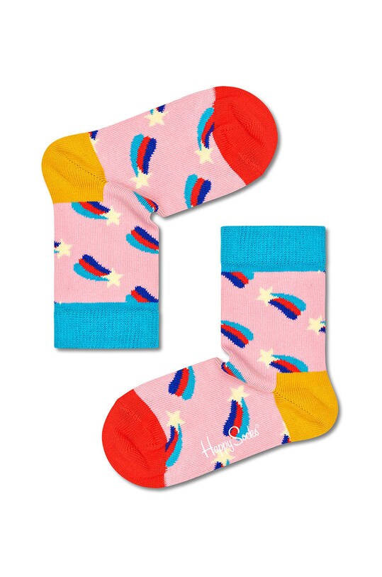 Happy Socks skarpetki dziecięce 3-Pack skarpetki długie multicolor XKHNS08.3303
