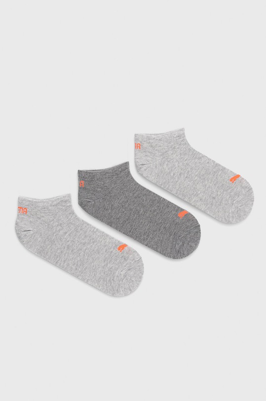 Puma skarpetki dziecięce (3-pack) skarpetki krótkie szary 907374.K.9BYY