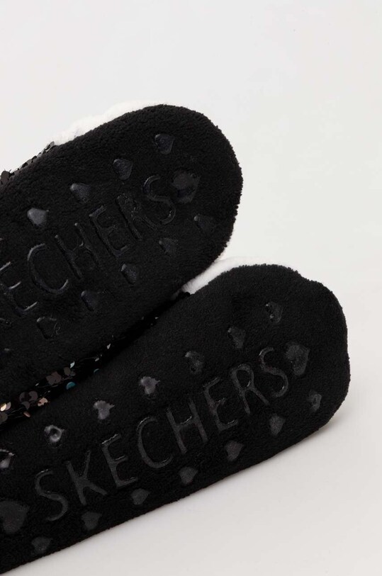 Skechers kapcie dziecięce czarny SK44021