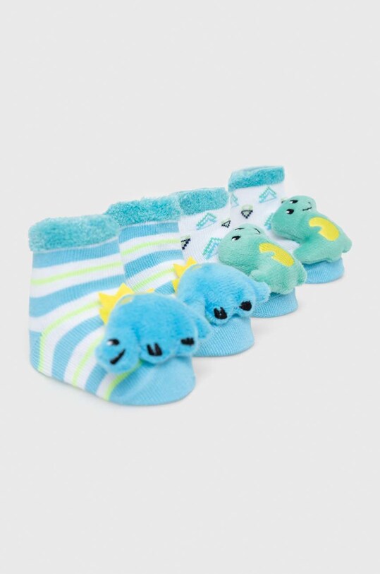 Skechers skarpetki niemowlęce 2-pack skarpetki krótkie niebieski SK42038