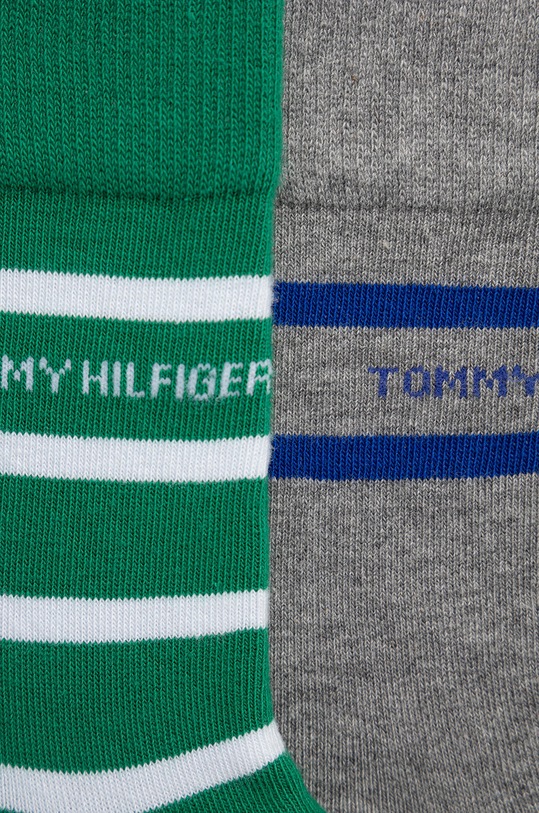 Tommy Hilfiger skarpetki dziecięce (2-pack) 701220265 zielony AW22