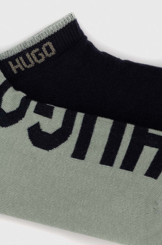 HUGO skarpetki 2-pack 50468102 zielony AW24