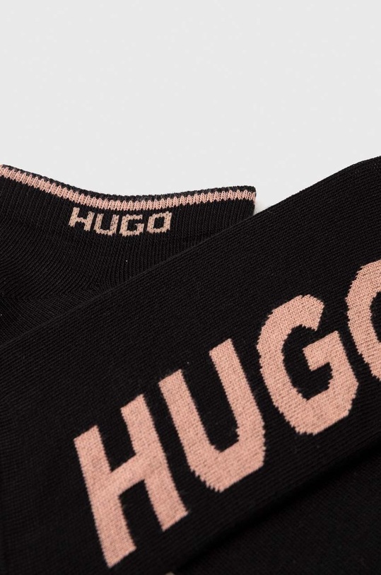 Ponožky HUGO 2-pak 50468102 čierna AW24