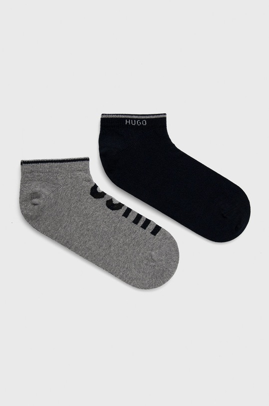 Шкарпетки HUGO (2-pack) короткі шкарпетки темно-синій 50468102