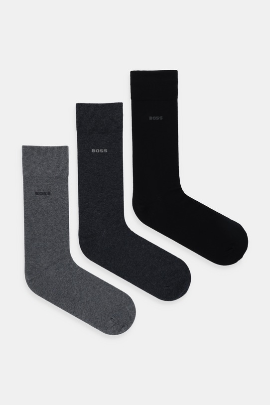 BOSS skarpetki 3-pack skarpetki długie szary 50469839