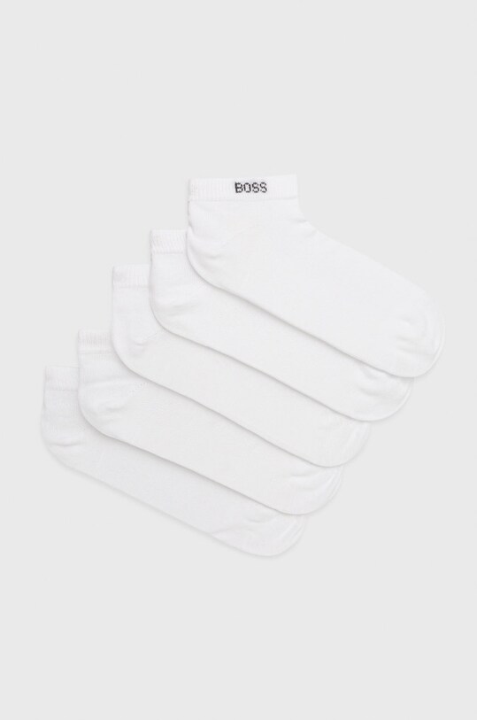 BOSS skarpetki 5-pack skarpetki krótkie biały 50478205