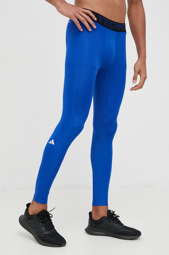 Tréningové legíny adidas Performance s elastanom modrá HM6062