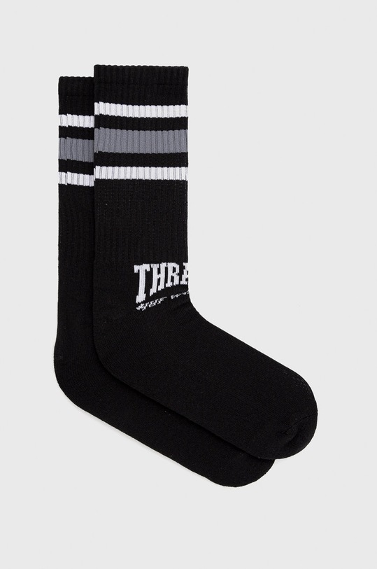 HUF skarpetki x Trasher skarpetki długie czarny sk00722